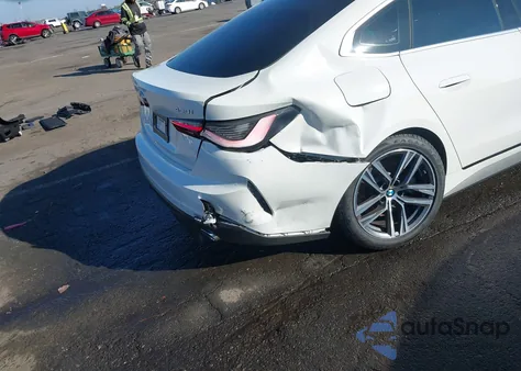 2022 BMW 430I Gran Coupe z USA, uszkodzony, nr VIN WBA63AV02NFM01762